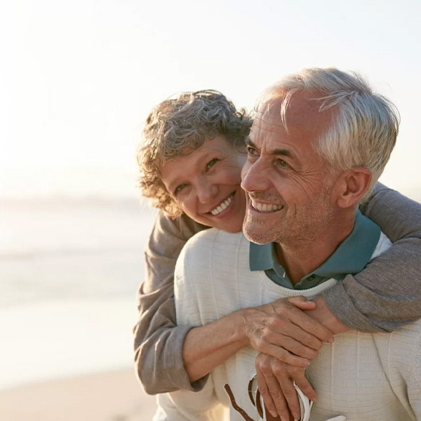 couple on beach