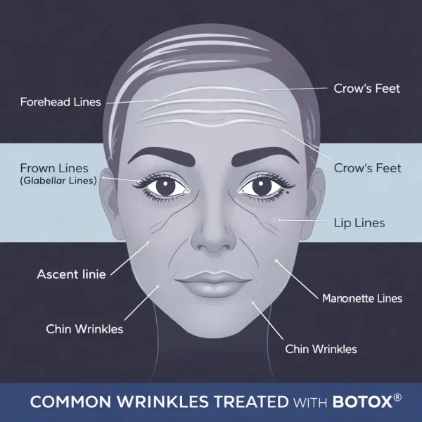 Botox Cosmetic treatment areas Botox Cosmetic treatment areas